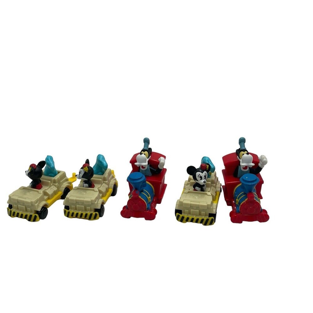 2020 DISNEY - MICKEY'S RUNAWAY RAILWAY MCDONALDS HAPPY MEAL TOYS LOT OF 5